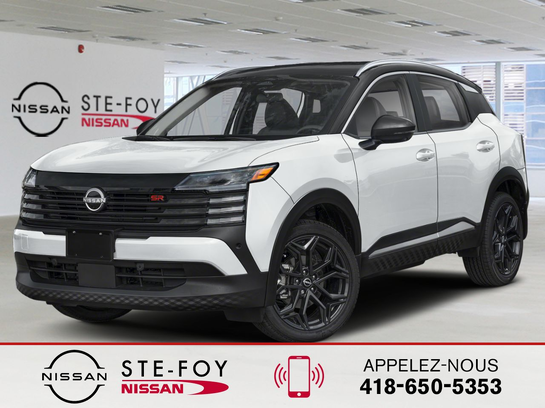 NISSAN Kicks K6107 2026 Blanc d'Aspen triple couche/Noir intense