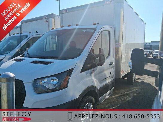 FORD TRANSIT T-250 CUBE 14 PIEDS ROUE SIMPLE 3.5L S5825 2023 Blanc