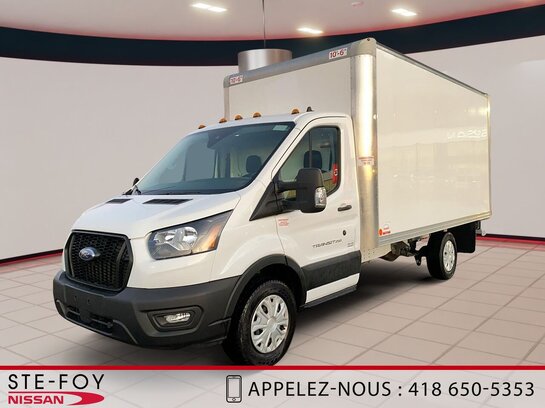 Ford TRANSIT T-250 CUBE 14 PIEDS ROUE SIMPLE 3.5L RWD S5825 2023 Blanc