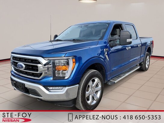 Ford F-150 XLT 4WD SuperCrew boite 6.5 V8 5.0L S5454 2022 Bleu Ford F-150 XLT 4WD SuperCrew boite 6.5 V8 5.0L S5454 2022 Bleu