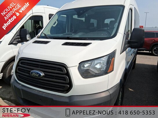 FORD TRANSIT T-150 XLT TOIT MOYEN 8 PASSAGERS S5394 2018 Blanc FORD TRANSIT T-150 XLT TOIT MOYEN 8 PASSAGERS S5394 2018 Blanc